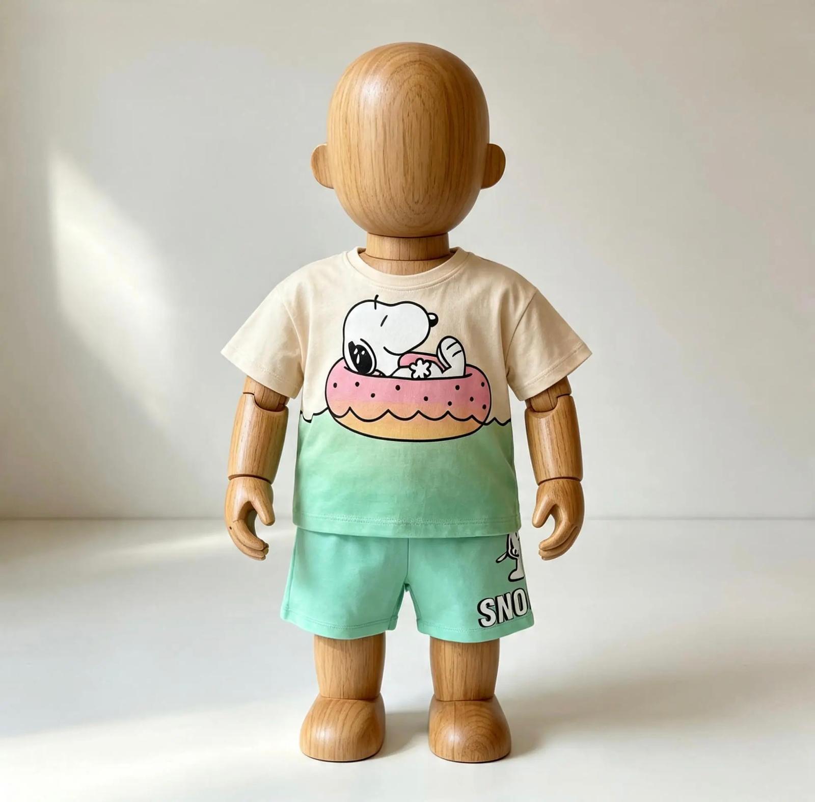 Erkek Bebek Snoopy Takım