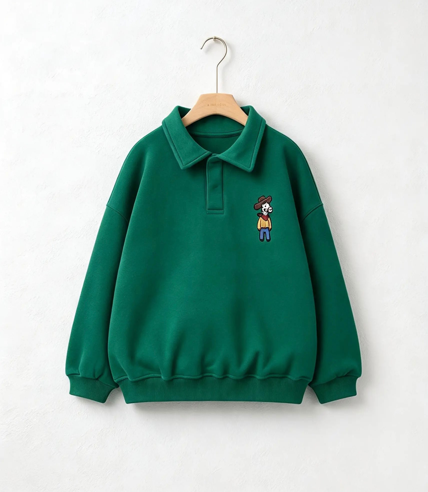 Unisex Zebra Nakışlı Sweatshirt