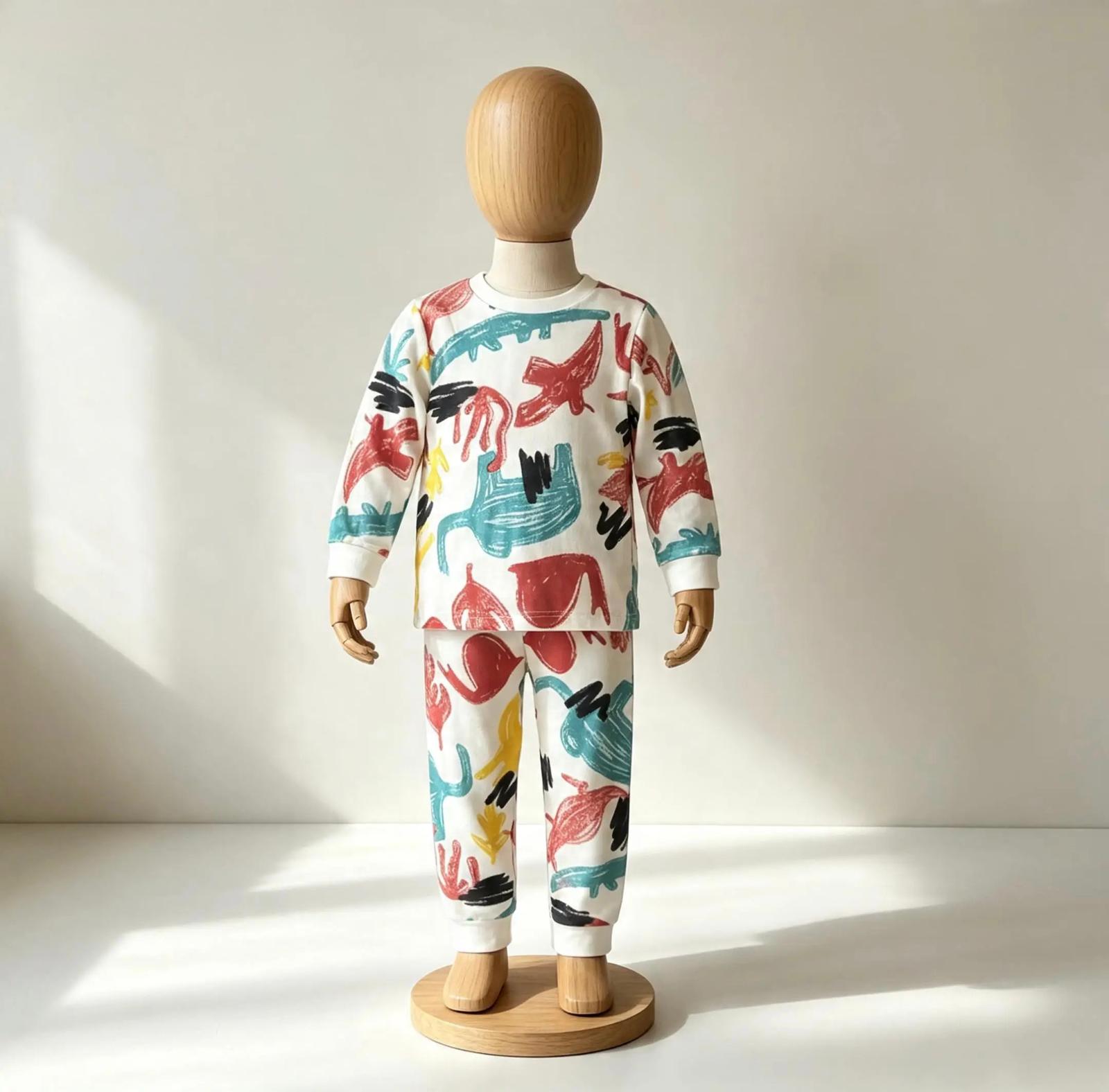 Erkek Çocuk Desenli Pijama 