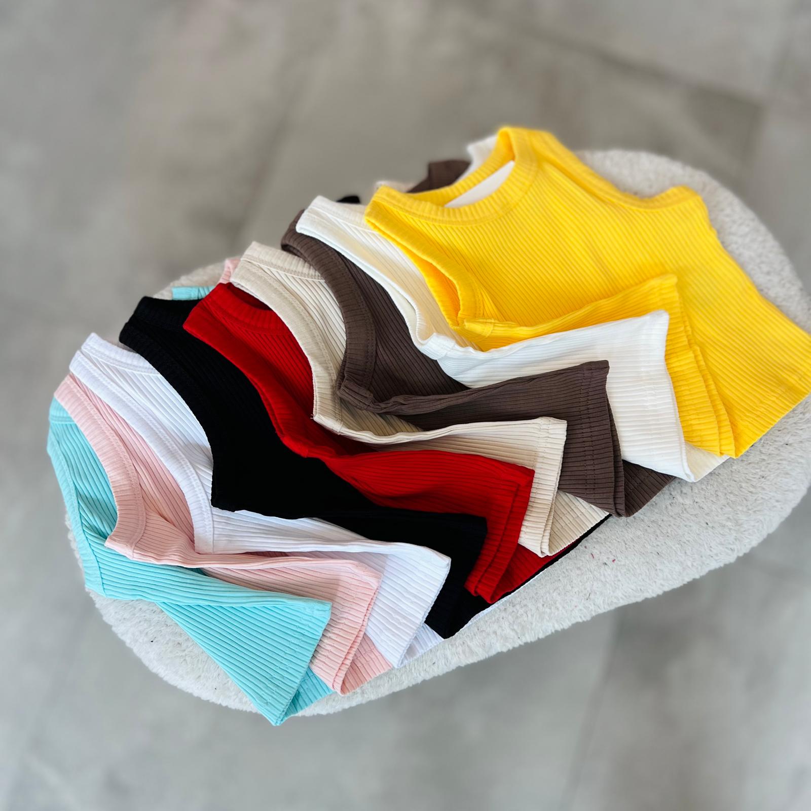 Fitilli Basic Crop Top görsel 3