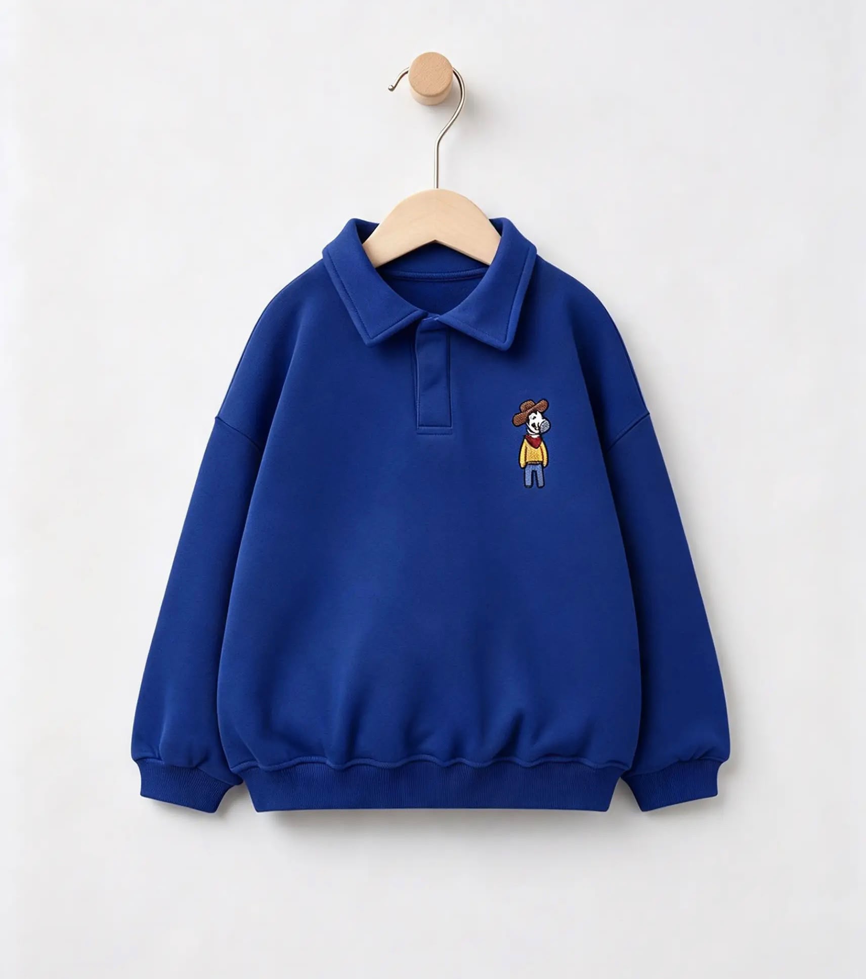 Unisex Zebra Nakışlı Sweatshirt