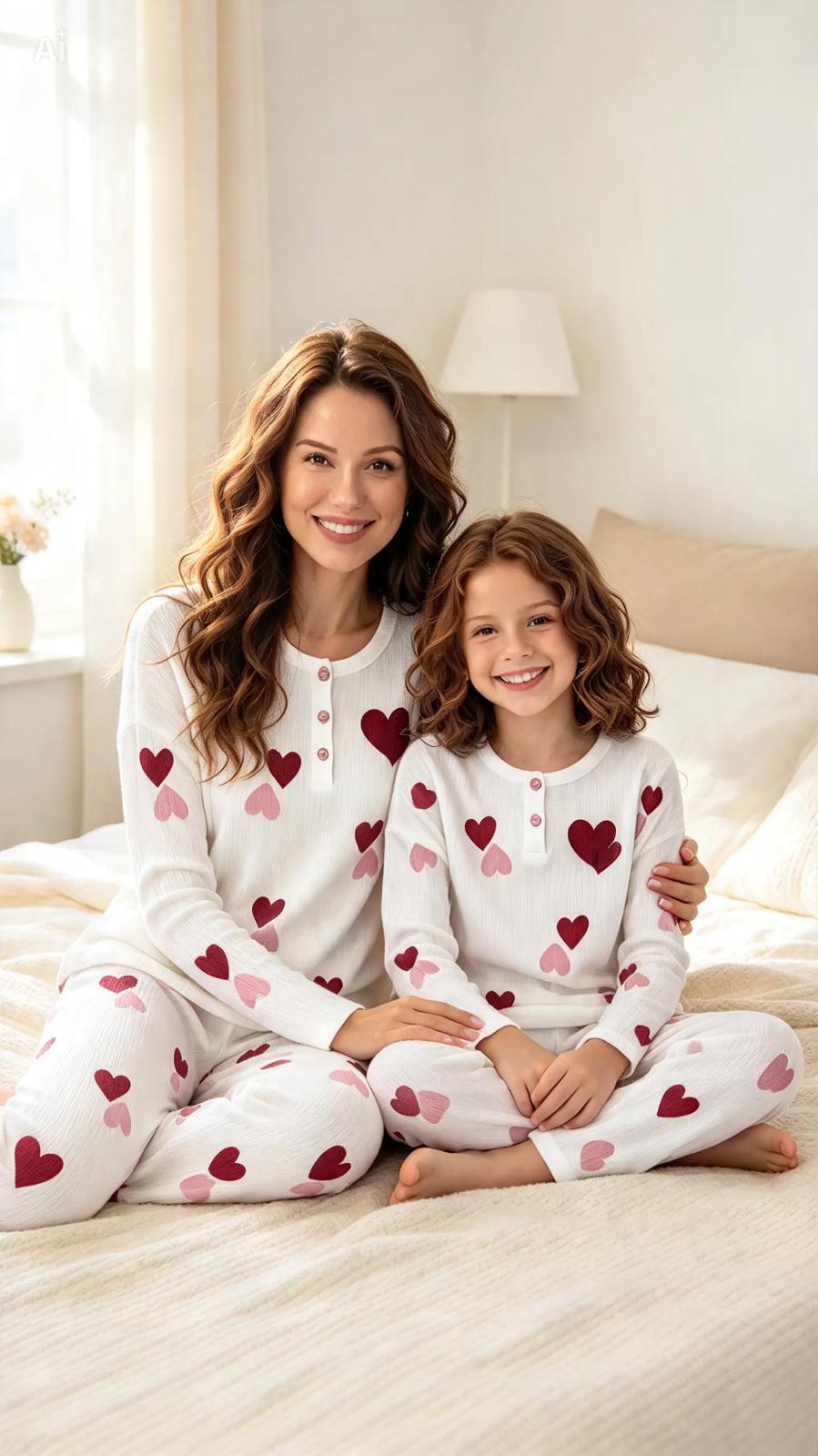 Anne Kalpli Pijama Takımı