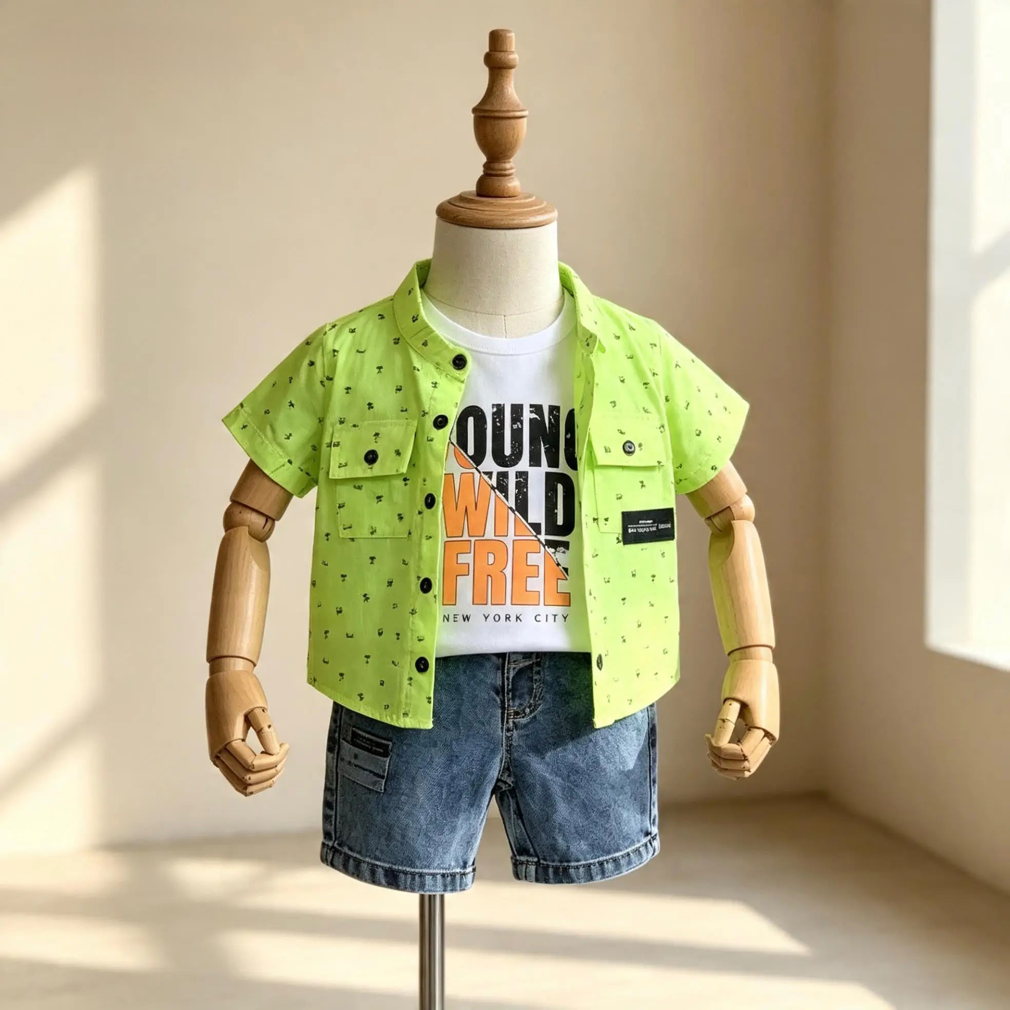 Neon Yeşil 3'lü Takım
