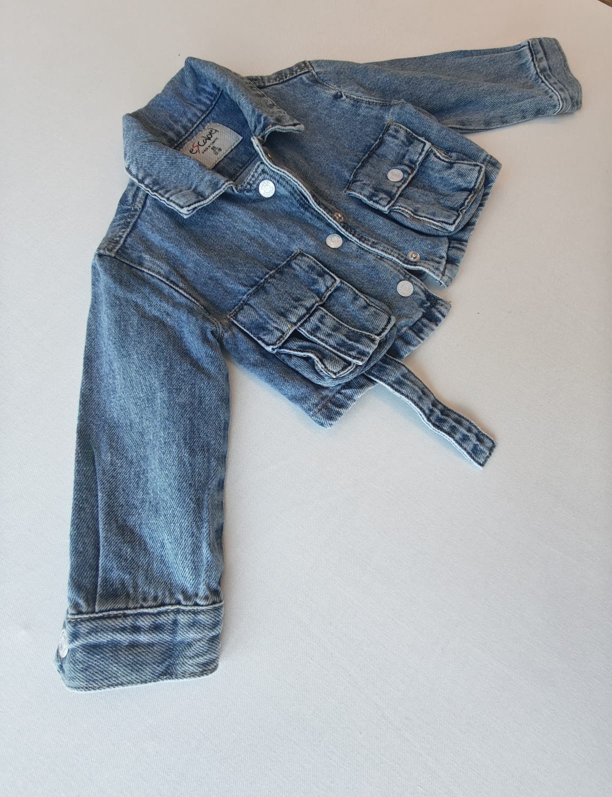 Kız Bebek Denim Ceket