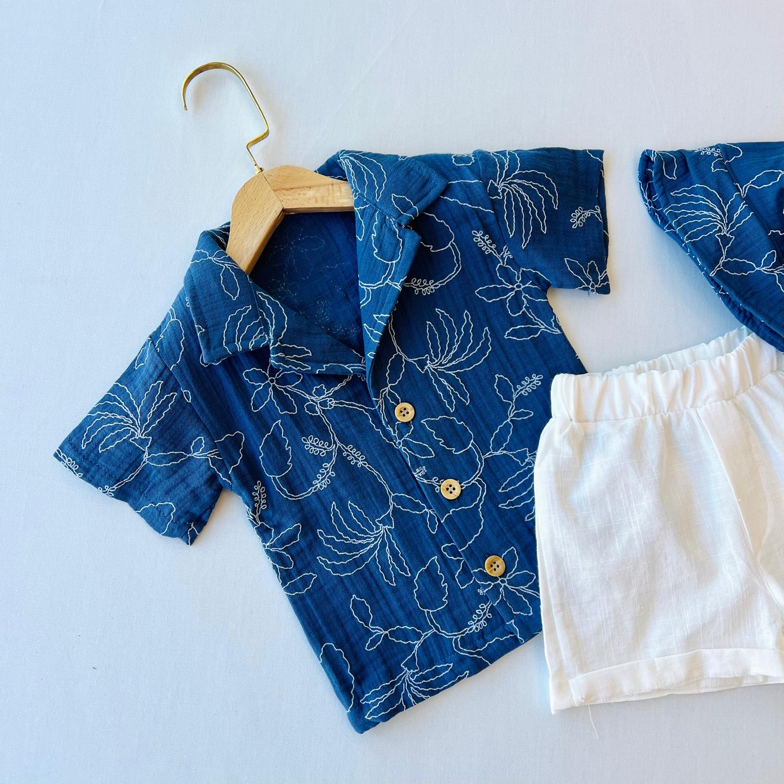 Erkek Bebek Şort Takım görsel 2