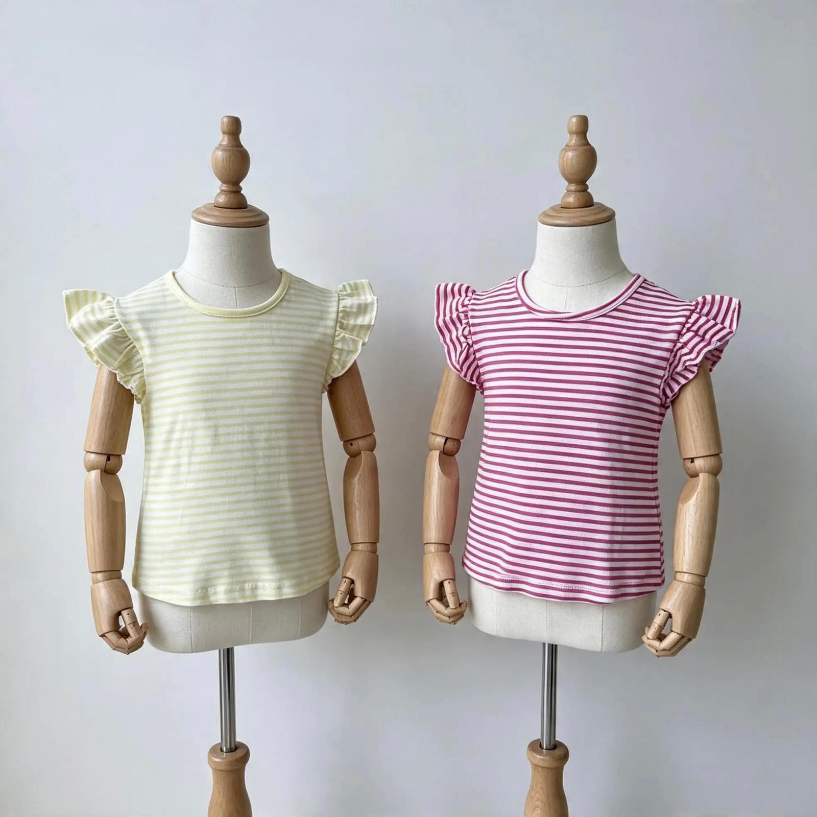 Çizgili Fırfırlı Body