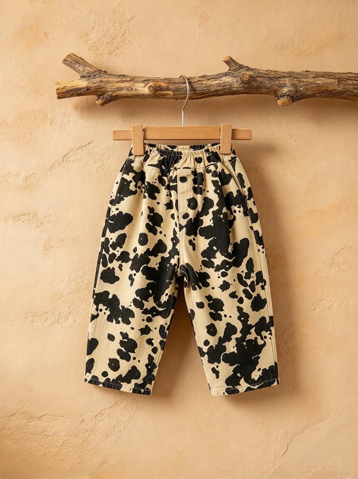 Unisex Kamuflaj Desenli Balon Pantolon