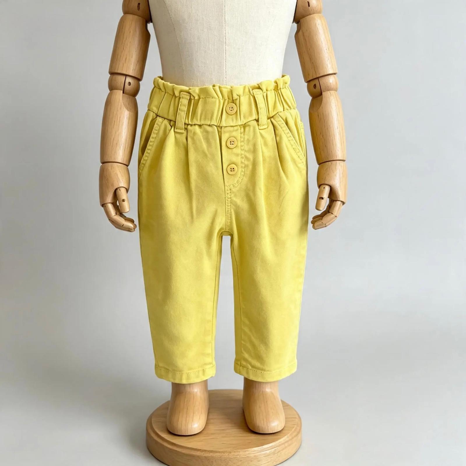 Düğme Detay Baby Pantolon