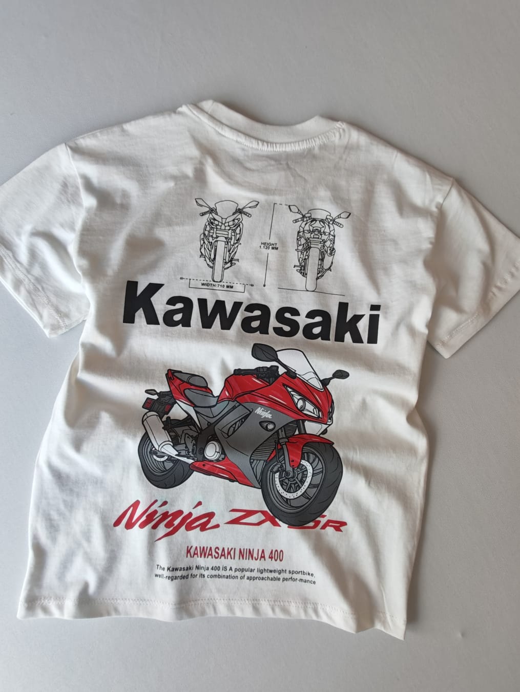 Erkek Çocuk Kawasaki Tişört görsel 2