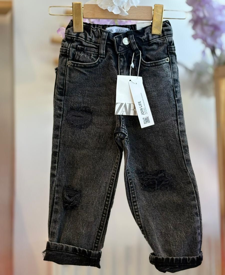Erkek Çocuk Orjinal Gri Kot Pantolon