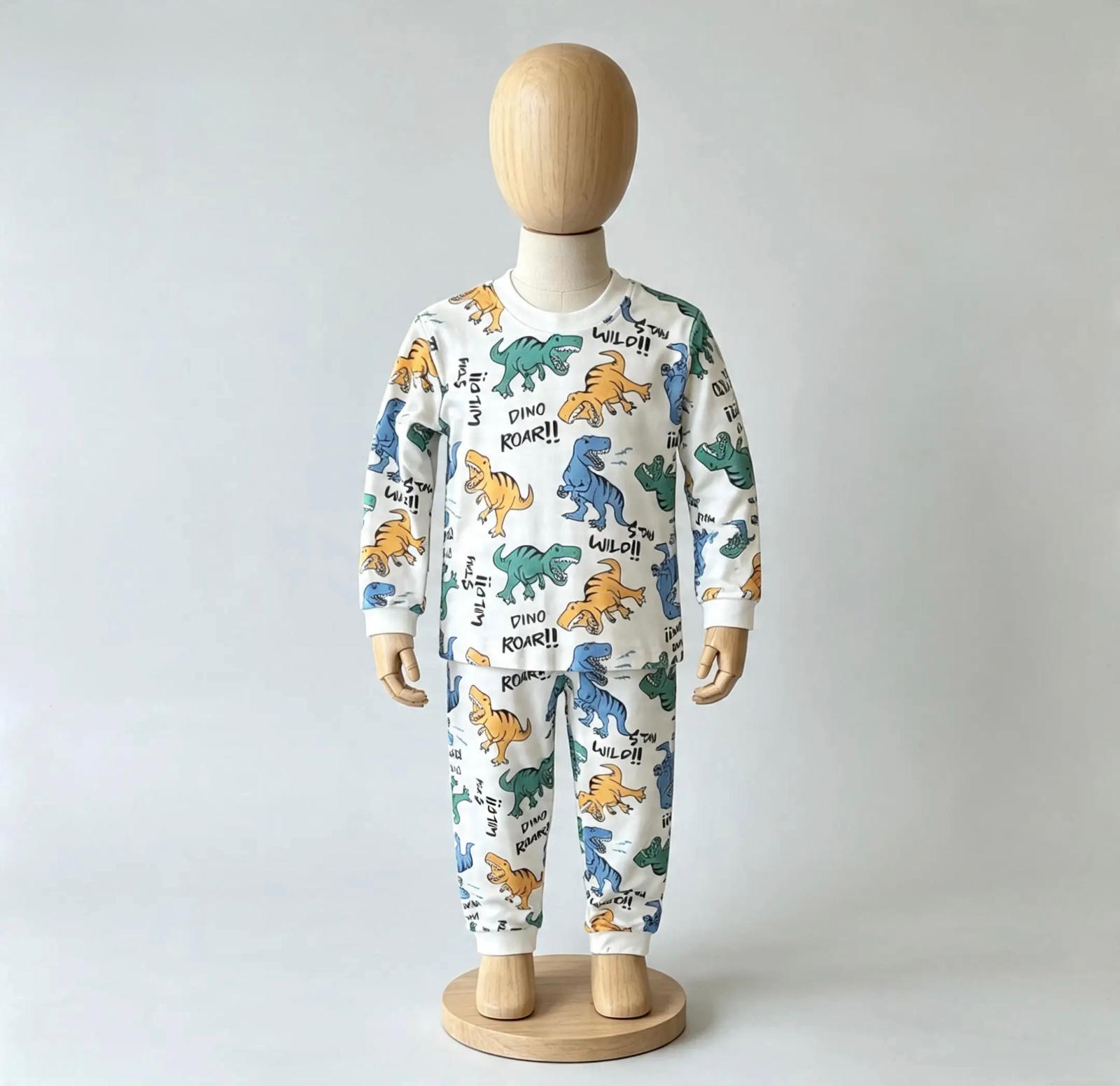 Erkek Çocuk Dino Roar Pijama