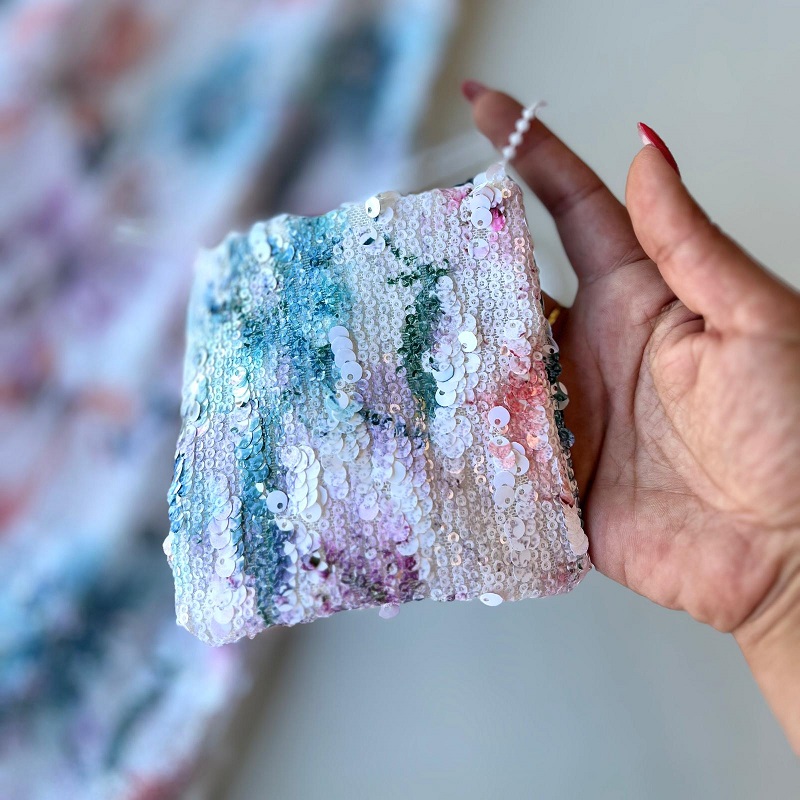 Ekru Flora Elbise görsel 3
