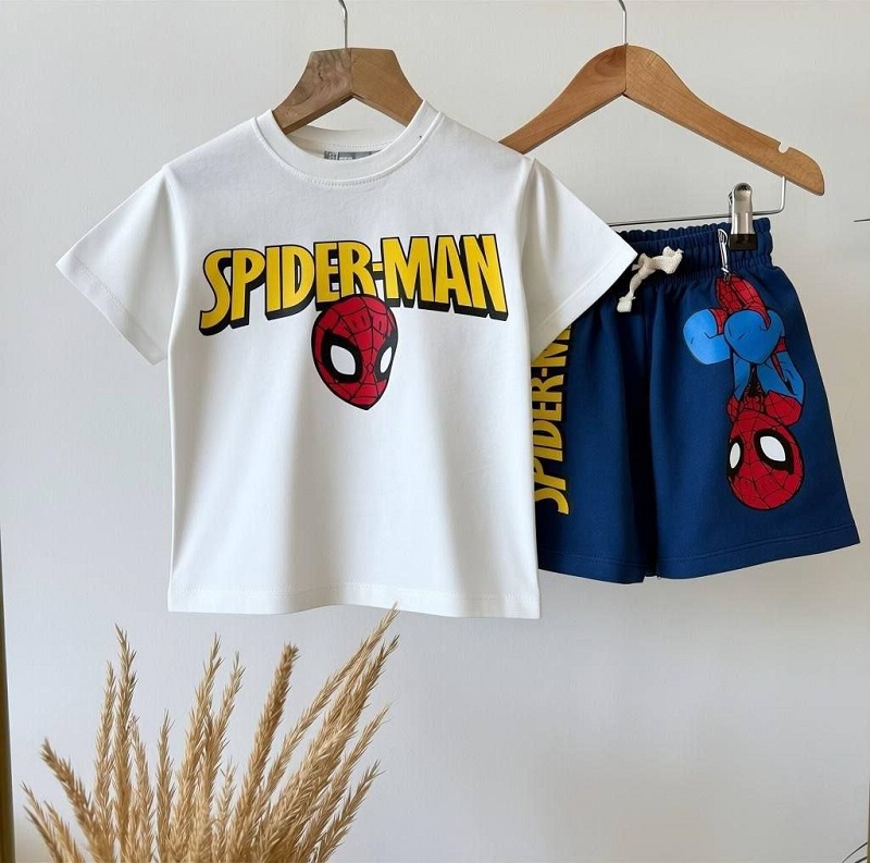 Spider Man Şort Takım