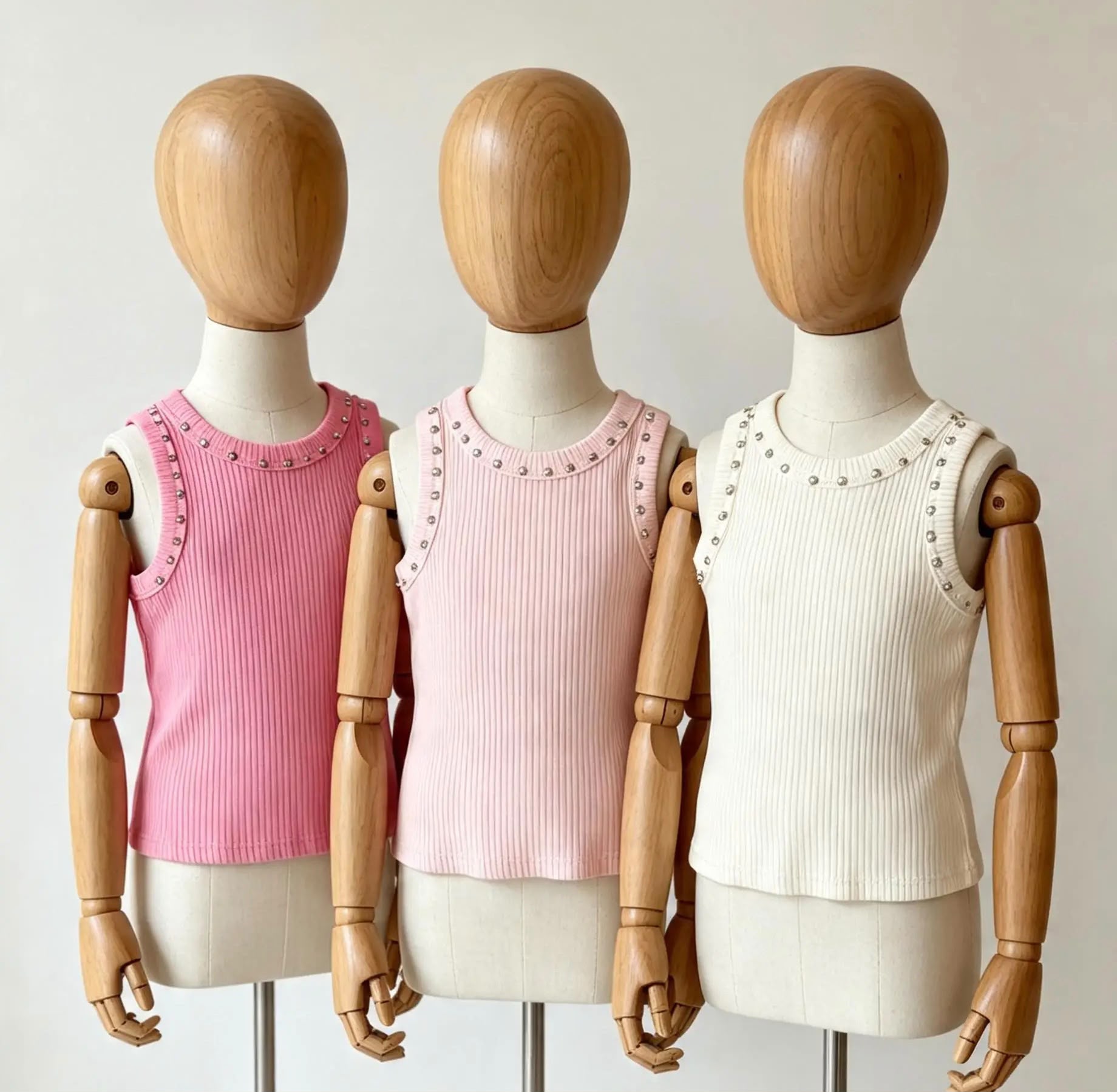 Fitilli Taşlı Basic Crop Top