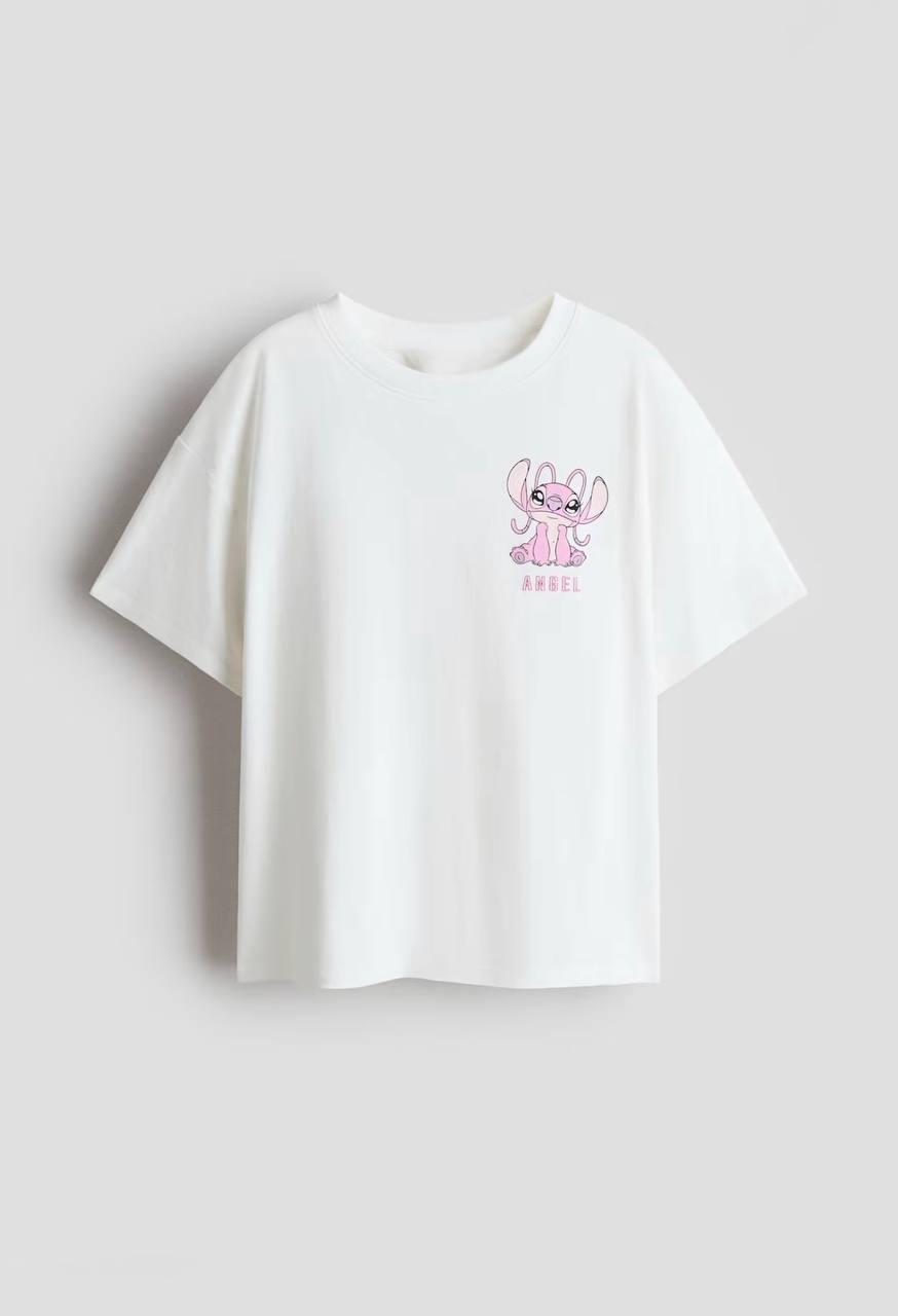 Kız Çocuk Stitch Angel T-shirt