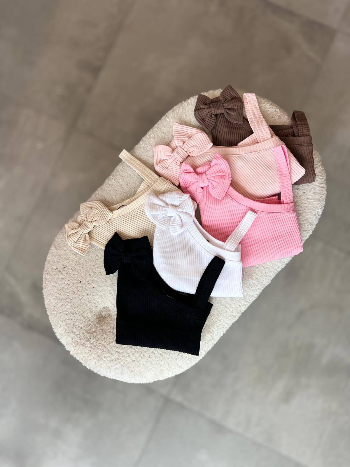 Fitilli Kurdeleli Crop Top 