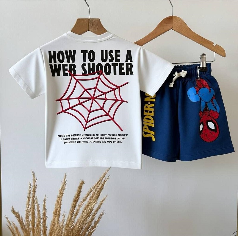 Spider Man Şort Takım görsel 2
