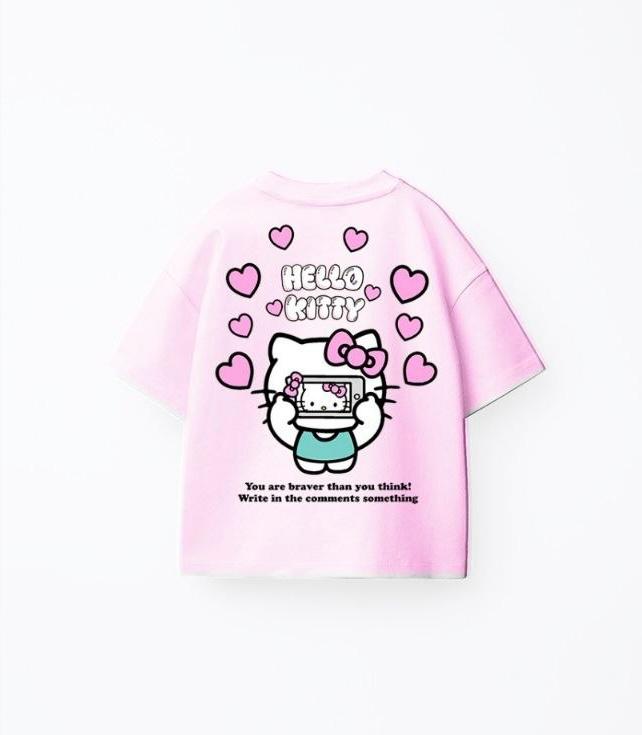 Kız Çocuk Hello Kitty Tişört görsel 2