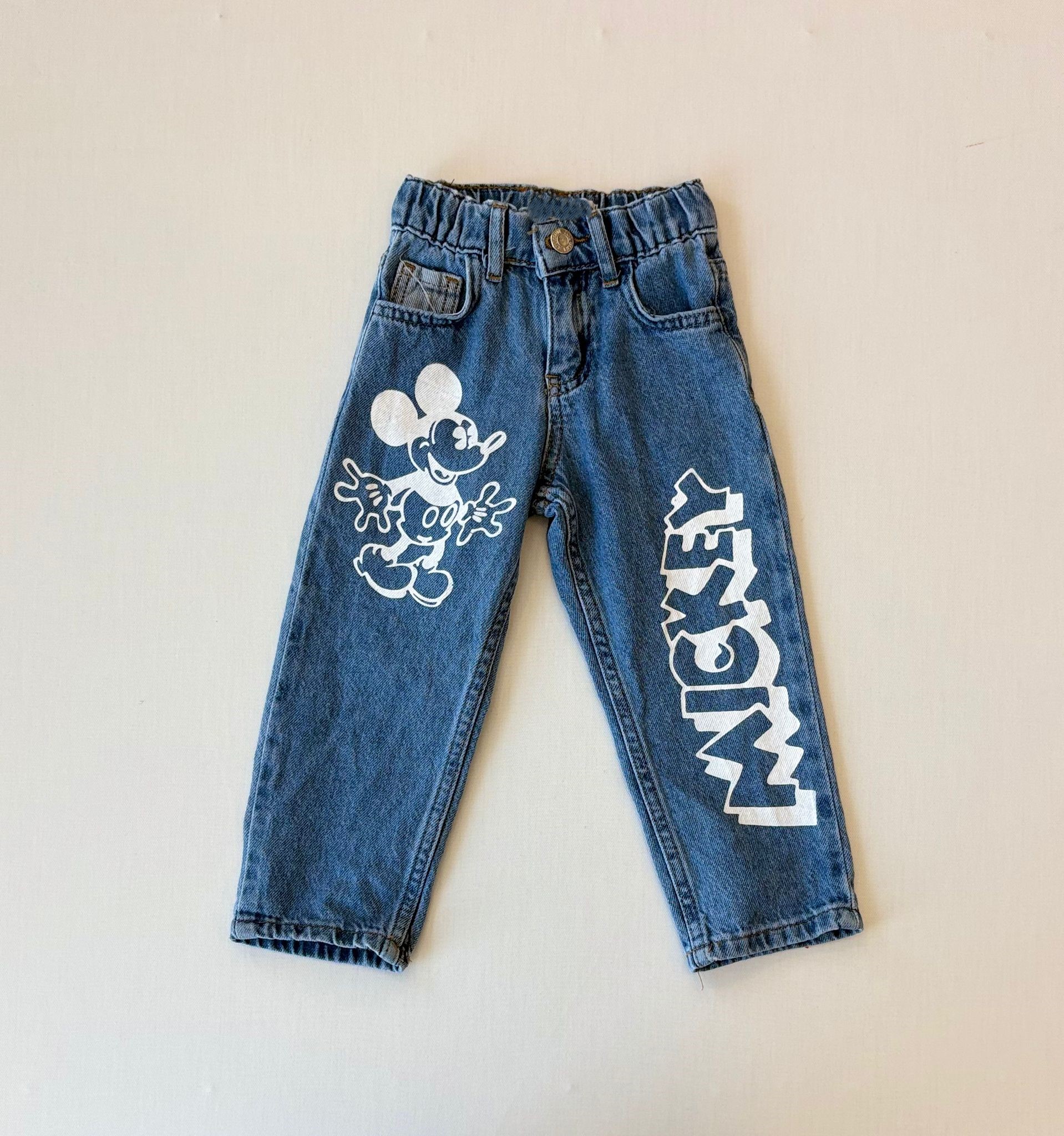Erkek Bebek Orjinal Mickey Kot Pantolon görsel 2